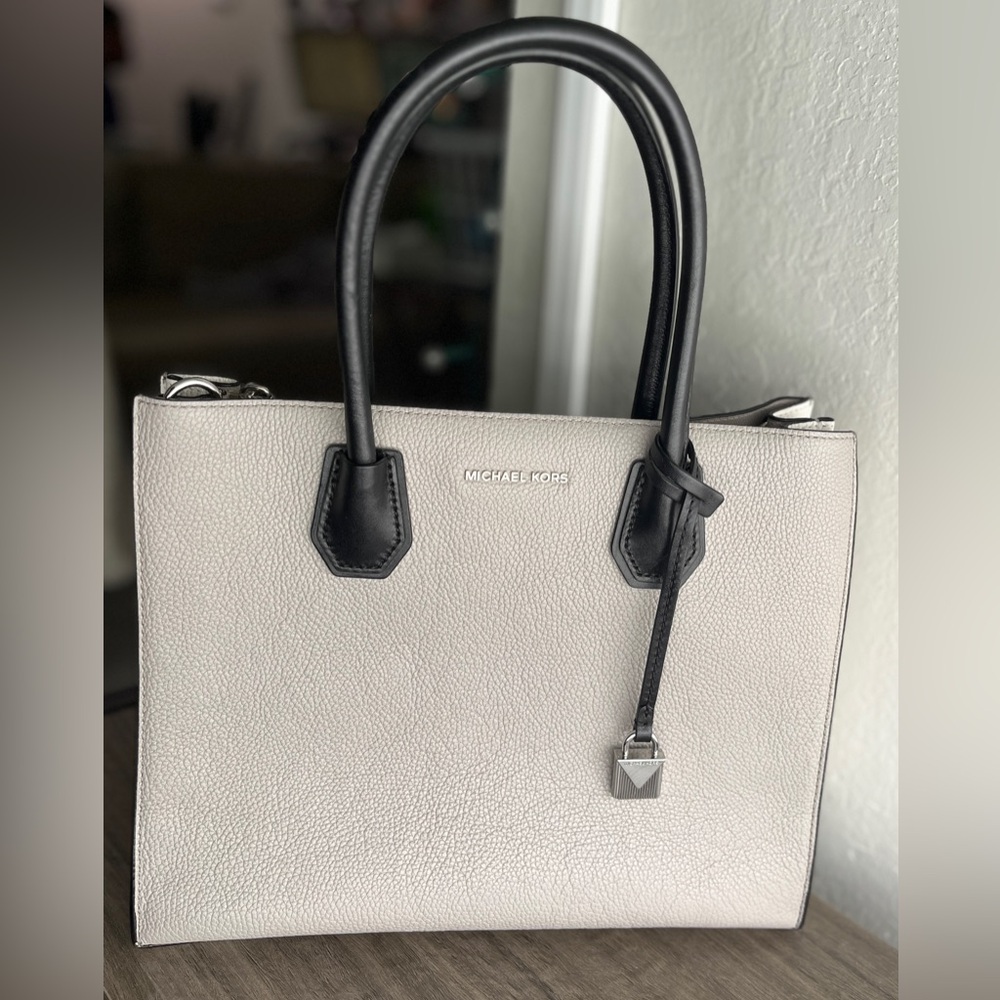 Michael Kors Satchel Bag (Black, Taupe, White)